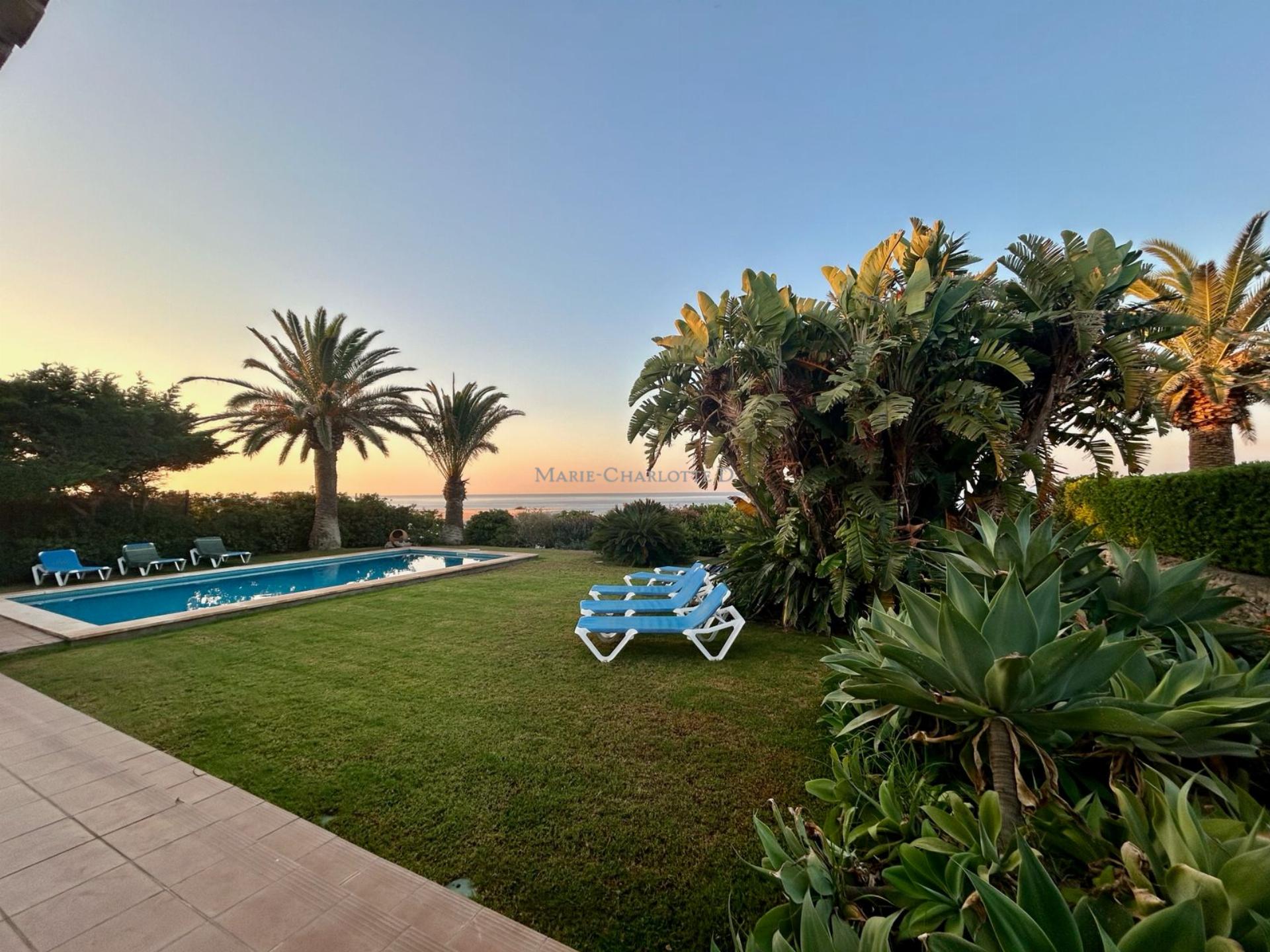 Minorque Binibeca- Location d’une maison avec piscine, jardin et vue mer à 180°